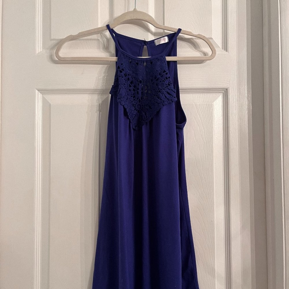 Sweetnight Dress, Mini, Royal Blue	Size: M